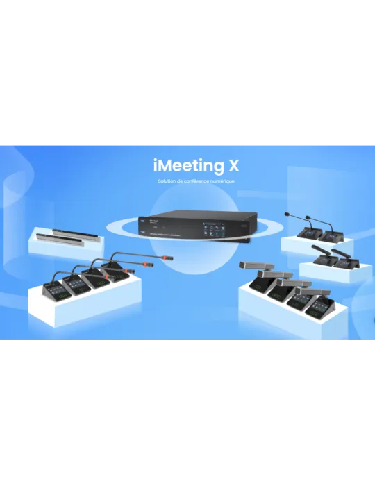 INFOBIT IMEETINGXMICLC Microphone escamotable motorisé  iMeeting X-Mic-LC poste Président