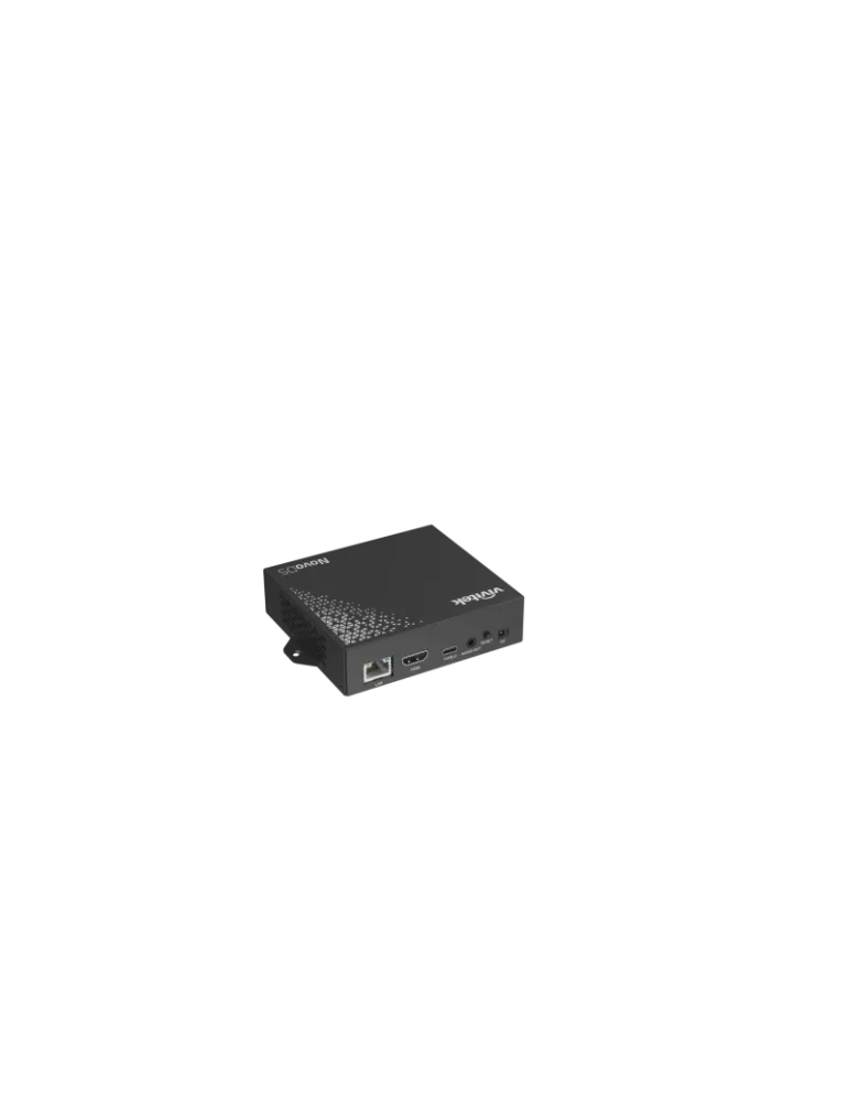 VIVITEK DS110 Player d'affichage dynamique  Novo  4K UHD LAN stockage 16Go