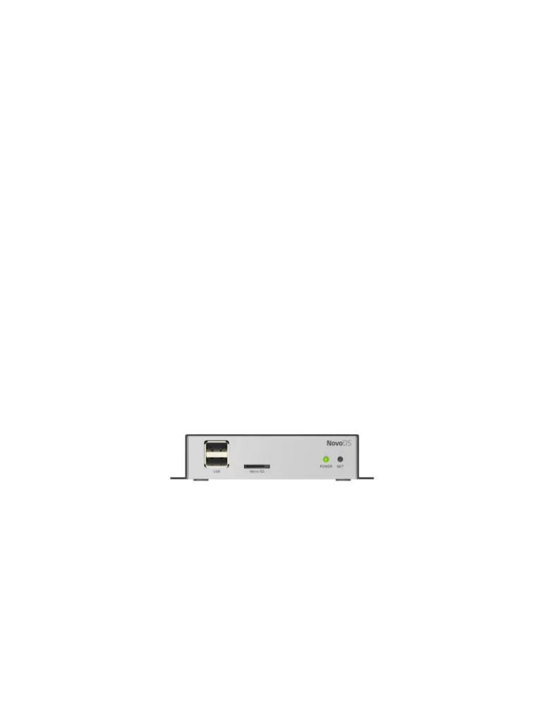 VIVITEK DS110 Player d'affichage dynamique  Novo  4K UHD LAN stockage 16Go