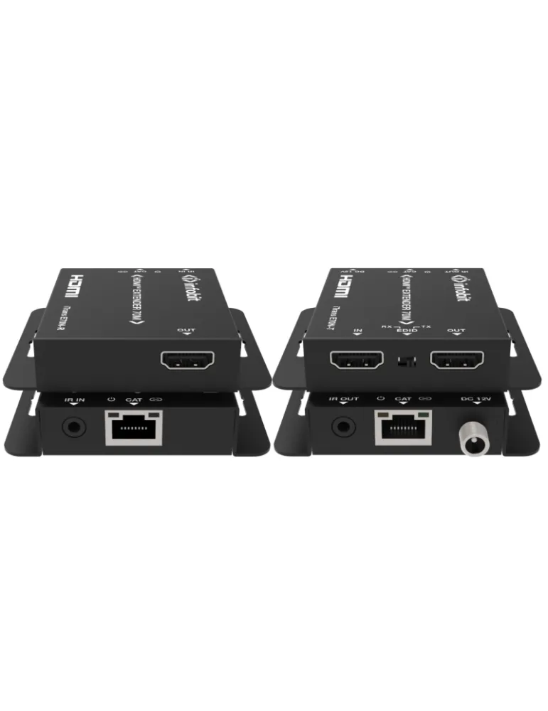 INFOBIT E70N Kit d'extension HDMI  iTrans  - Extension HDMI 4K30 sur Ethernet 70m