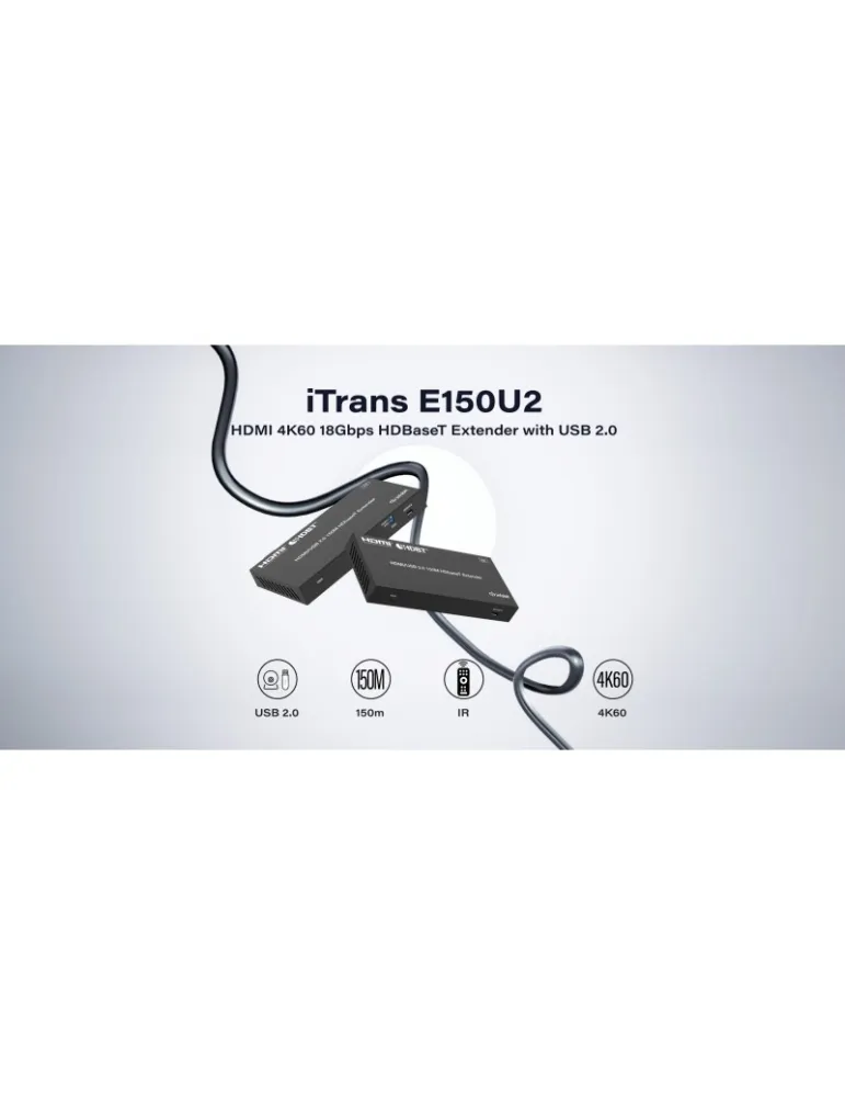 INFOBIT E150U2T Transmetteur HDMI sur HDBaseT 150m Infobit - iTrans E150U2