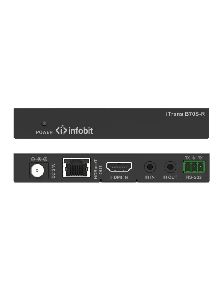 INFOBIT ITRANSB70ST Transmetteur Extender HDBaseT  iTrans B70S-T HDMI 18 Gbps 70 m en 1080p 40 m en 4K/60 Hz
