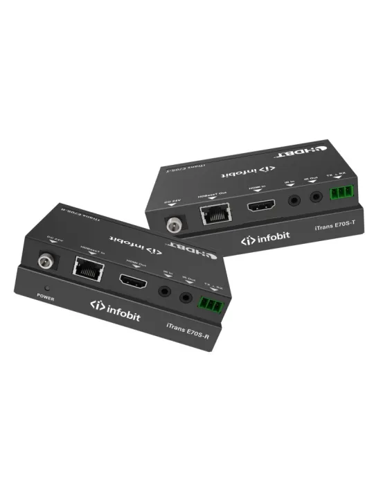 INFOBIT iTRANSE70SR Récepteur HDMI 4K HDBaseT Infobit iTrans E70S-R