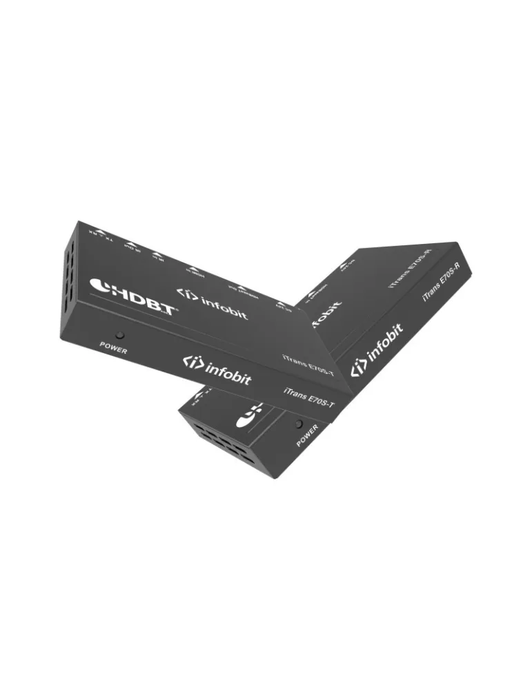 INFOBIT iTRANSE70SR Récepteur HDMI 4K HDBaseT Infobit iTrans E70S-R