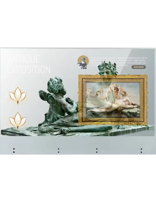 55EW5TK Moniteur tactile OLED transparent 55"  1920x1080 400cd/m2
