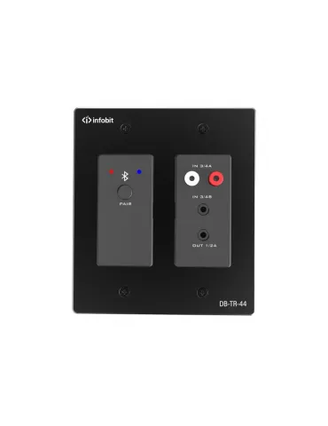 INFOBIT DBTR44 Émetteur-récepteur Bluetooth Dante 4CH - Infobit iTrans DB-TR-44