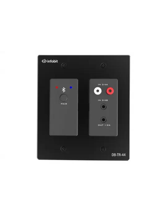 INFOBIT DBTR44 Émetteur-récepteur Bluetooth Dante 4CH - Infobit iTrans DB-TR-44