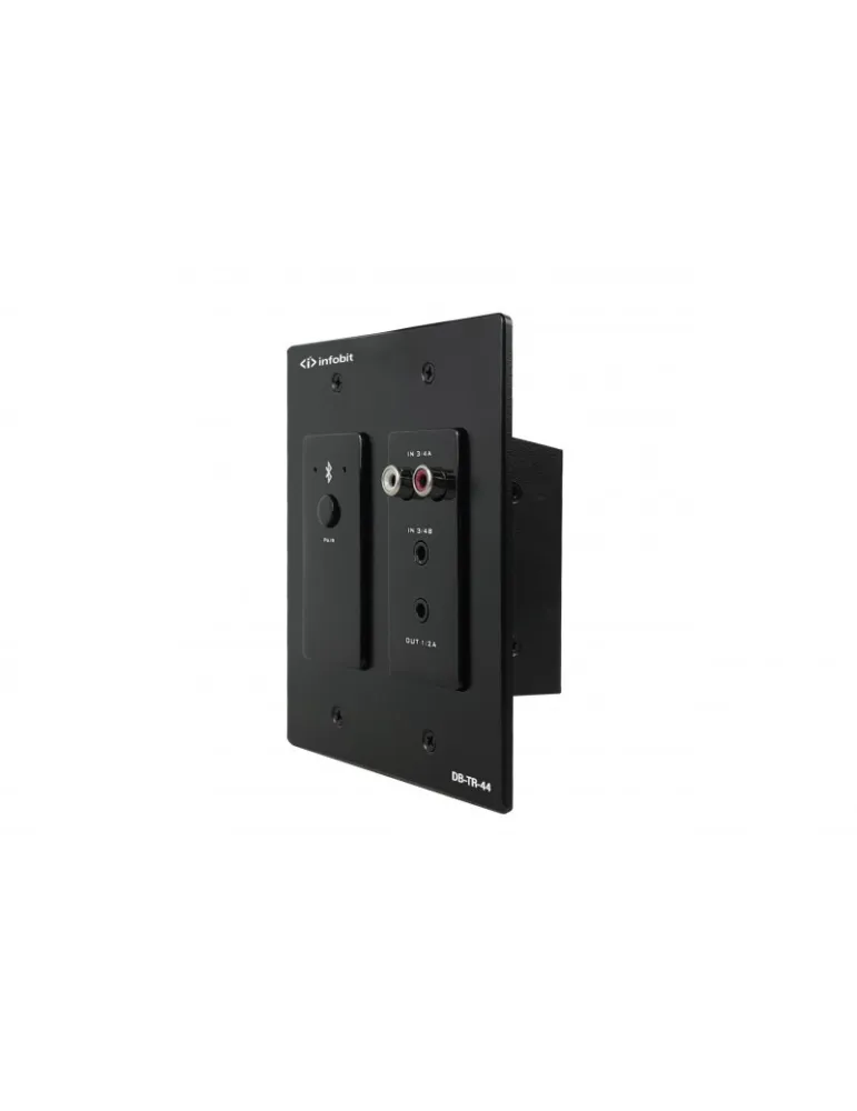 INFOBIT DBTR44 Émetteur-récepteur Bluetooth Dante 4CH - Infobit iTrans DB-TR-44