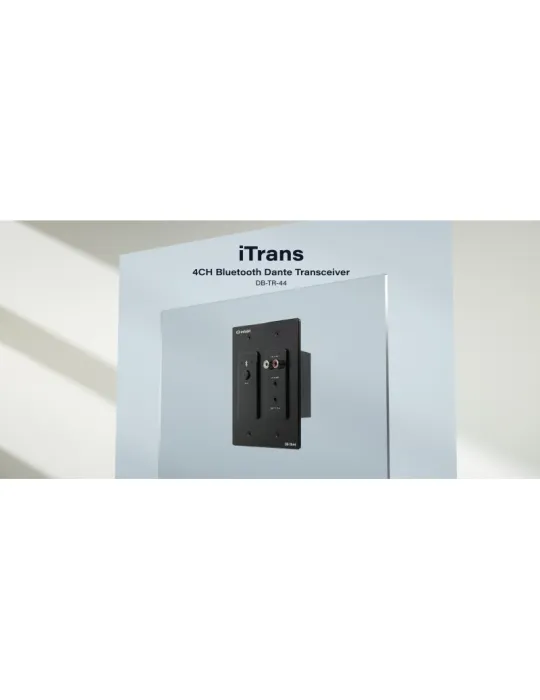 INFOBIT DBTR44 Émetteur-récepteur Bluetooth Dante 4CH - Infobit iTrans DB-TR-44