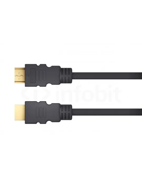 INFOBIT ICABLEH8K015 Cordon HDMI 15m  iCable H8K-015 HDMI 2.1 48Gbps 8K/60Hz4K/120Hz HDCP 2.2 ARC EDID