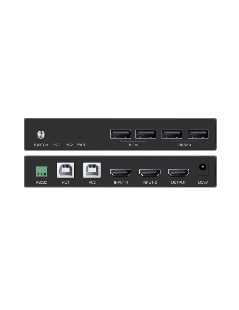 INFOBIT ISWITCH201HKL Commutateur KVM 4K60 2x1 Lite  iSwitch 201HKL