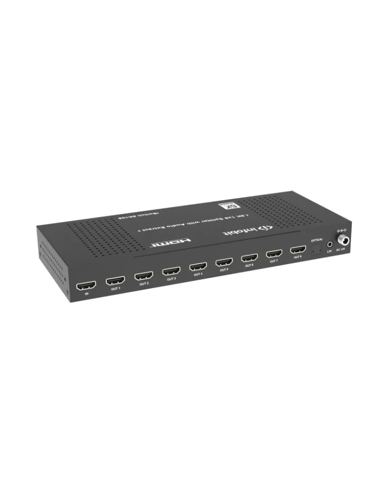 INFOBIT ISWITCH8K108 Splitter HDMI  iSwitch 8K108 1x Entrée HDMI vers 8x Sorties HDMI 8K avec audio séparée