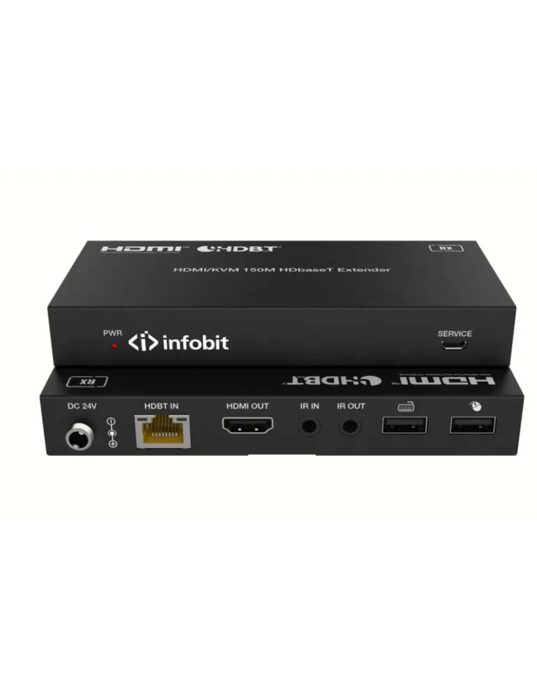 INFOBIT E150SKR Récepteur HDMI 4K60 de 150 m KVM iTrans E150SK