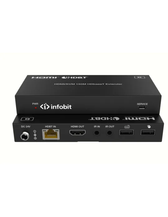 INFOBIT E150SKR Récepteur HDMI 4K60 de 150 m KVM iTrans E150SK
