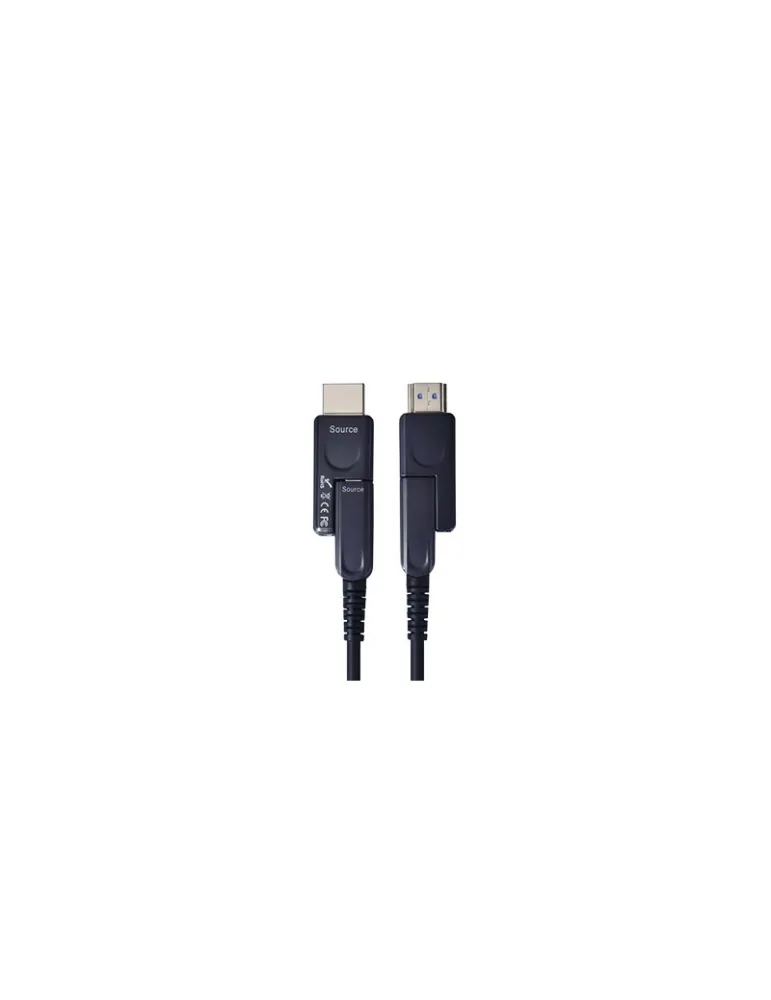 INFOBIT AOCHDMID05C Câble actif fibre optique 5m Connecteurs HDMI D vers D Classic détachables Infobit - AOC-HDMI-D05C