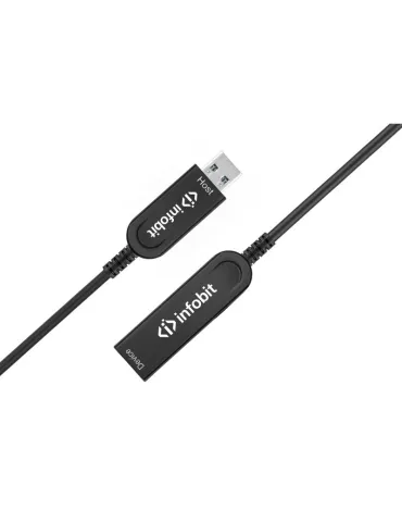 INFOBIT U31AMAF3210 Câble optique  AOC-U31-AMAF32-10 USB3.1 A(M) vers A(F) 10m