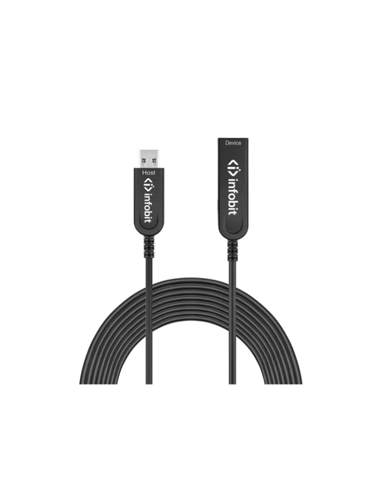 INFOBIT U31AMAF3210 Câble optique  AOC-U31-AMAF32-10 USB3.1 A(M) vers A(F) 10m