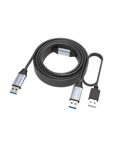INFOBIT ICABLEUSBACC05AA Cordon USB 3.0 actif  iCable-USB-ACC05-AA USB-A (M) vers USB-A (M) 5m