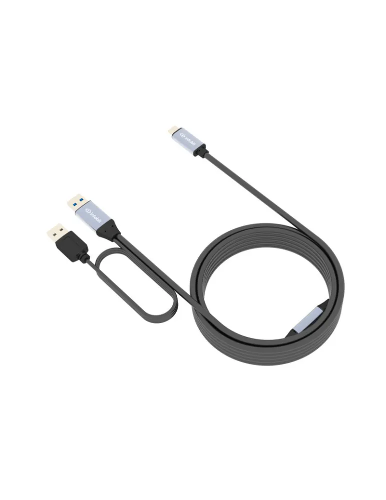 INFOBIT ICABLEUSBACC10AC Cordon USB 3.0 actif  iCable-USB-ACC10-AC USB-A (M) vers USB-C (M) 10m