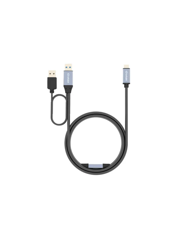 INFOBIT ICABLEUSBACC10AC Cordon USB 3.0 actif  iCable-USB-ACC10-AC USB-A (M) vers USB-C (M) 10m