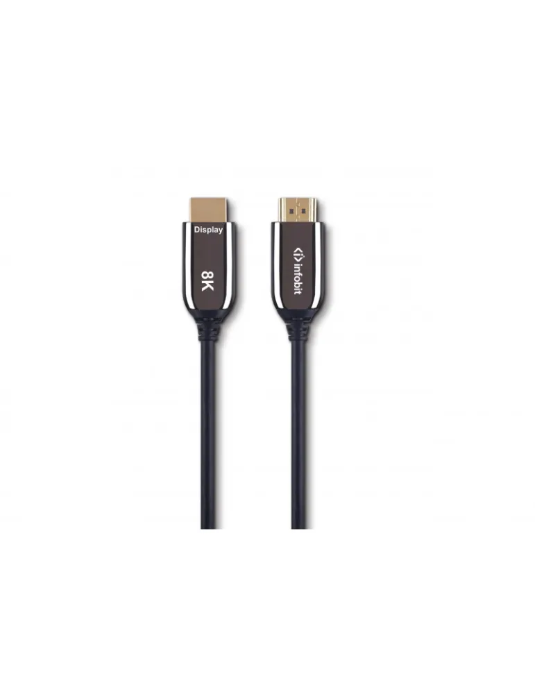 INFOBIT AOCHDMIAA8K05 Cordon fibre optique  AOC-HDMI-AA8K-05 HDMI 2.1 4K/120Hz 8K/60Hz 5m