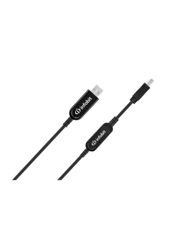 INFOBIT U31AMBM3230 Câble actif fibre optique 30m USB3.1 Type A(M) vers B(M) Infobit U31-AMBM32-30