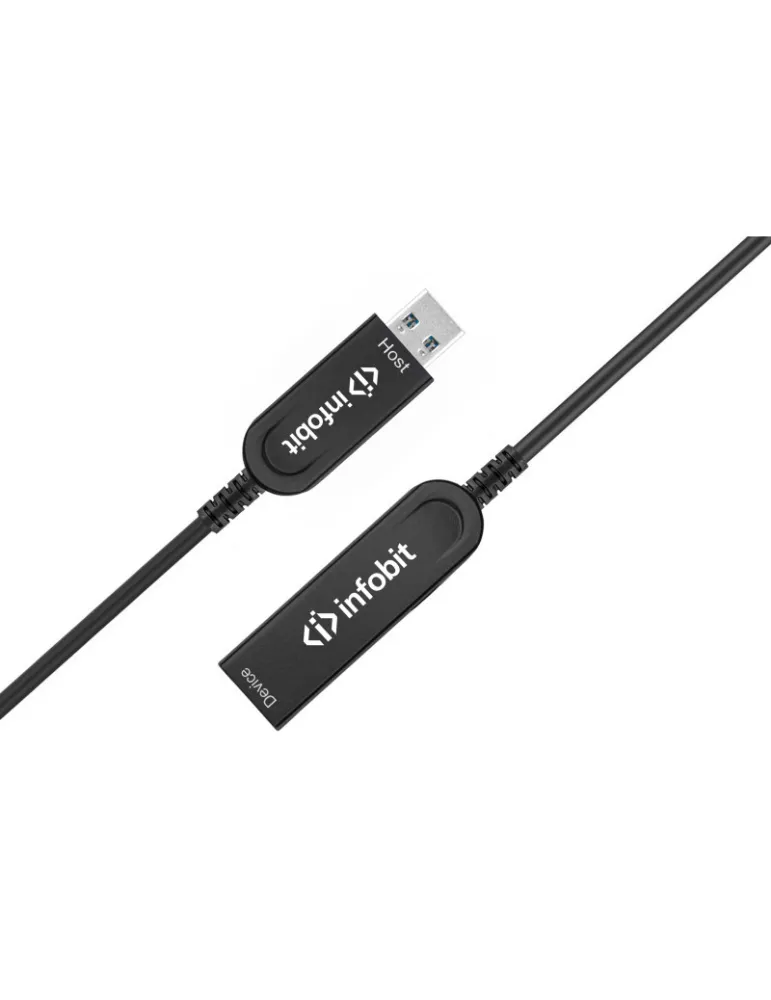 INFOBIT U31AMAF3215 Câble optique  AOC-U31-AMAF32-15 USB3.1 A(M) vers A(F) 15m