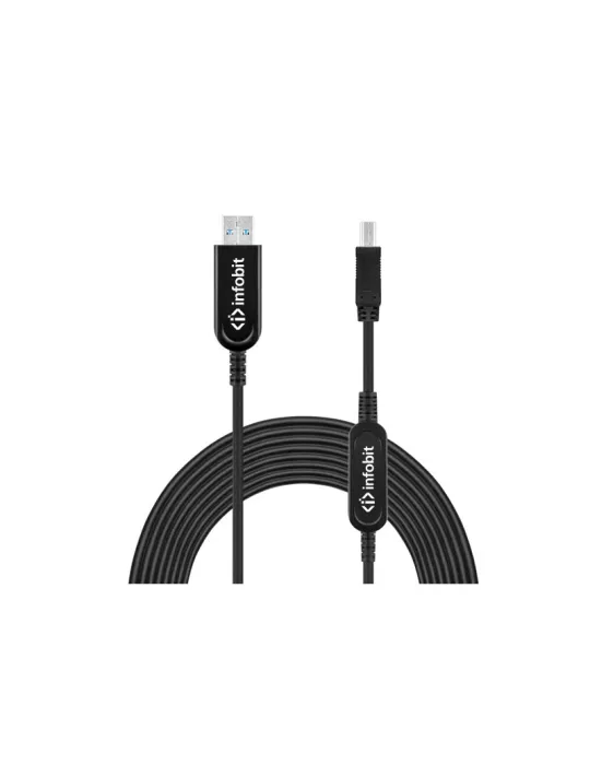 INFOBIT U31AMBM3220 Câble actif fibre optique 20m USB3.1 Type A(M) vers B(M) Infobit U31-AMBM32-20