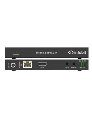 INFOBIT E150CLR Récepteur HDMI HDBaseT  iTrans E150CL-R pour carte de sortie iMatrix MO2K-HBT150