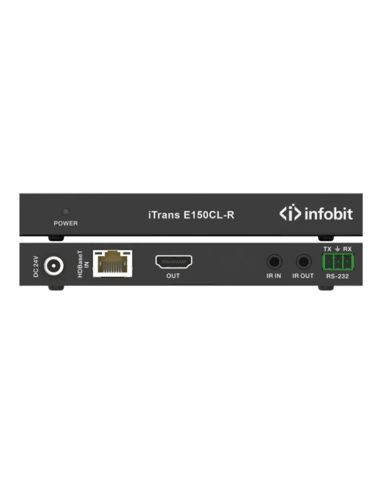 INFOBIT E150CLR Récepteur HDMI HDBaseT  iTrans E150CL-R pour carte de sortie iMatrix MO2K-HBT150