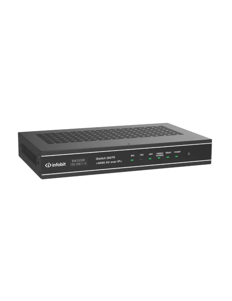 INFOBIT ISWITCH265TR Emetteur/Recepteur AV sur IP  iSwitch 265TR 4K60 KVM et RS232