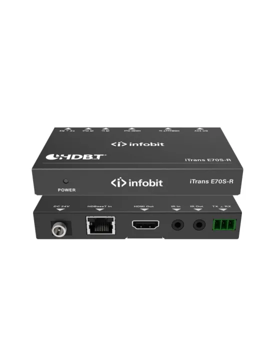 INFOBIT iTRANSE70S Kit d'extension HDMI 4K HDBaseT Infobit iTrans E70S
