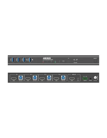 INFOBIT ISWITCH401HK Commutateur KVM 4K60 4×1  iSwitch 401HK