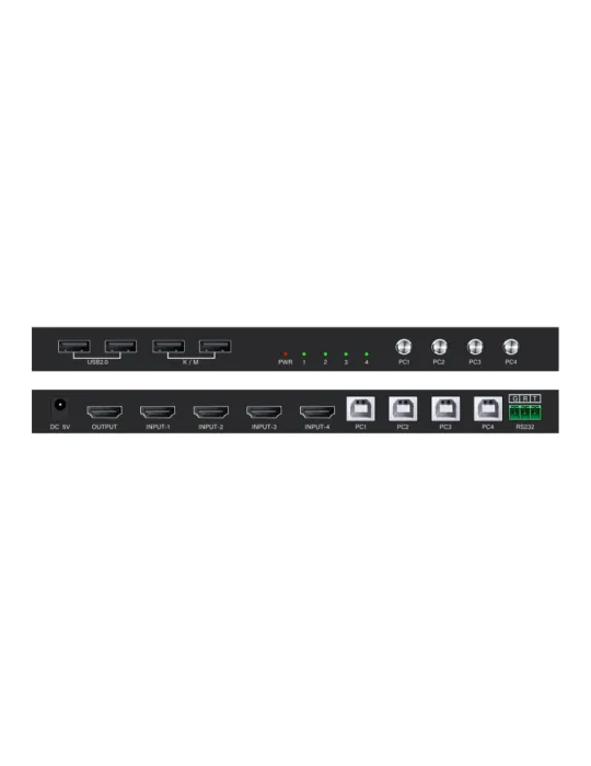 INFOBIT ISWITCH401HKL Commutateur KVM 4K60 4x1 Lite  iSwitch 401HKL