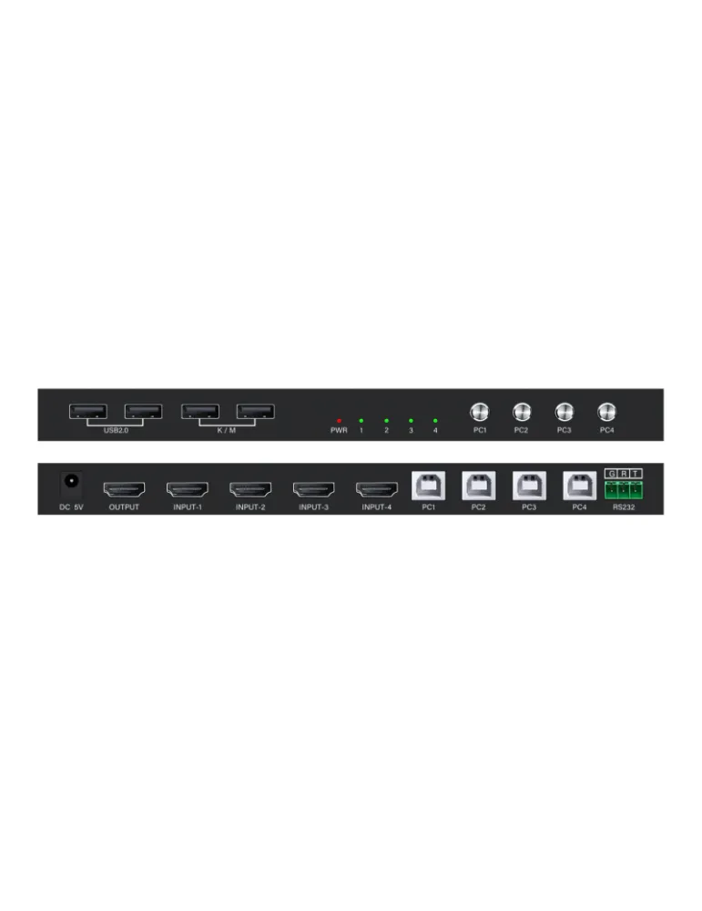 INFOBIT ISWITCH801HKL Commutateur KVM 4K60 8x1 Lite  iSwitch 801HKL