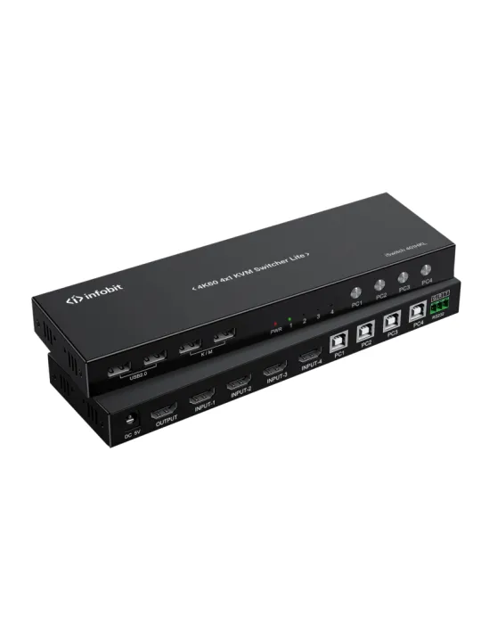 INFOBIT ISWITCH801HKL Commutateur KVM 4K60 8x1 Lite  iSwitch 801HKL