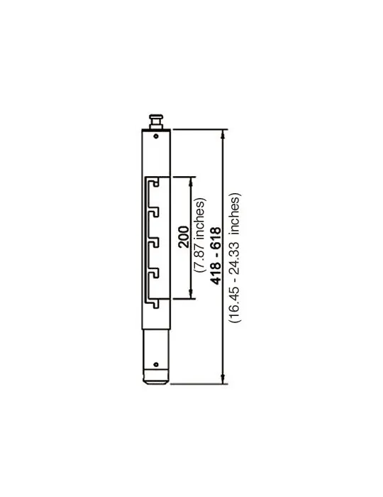  EUROMET 9263 Arakno - Black extension column M|MusicGoodDeal 