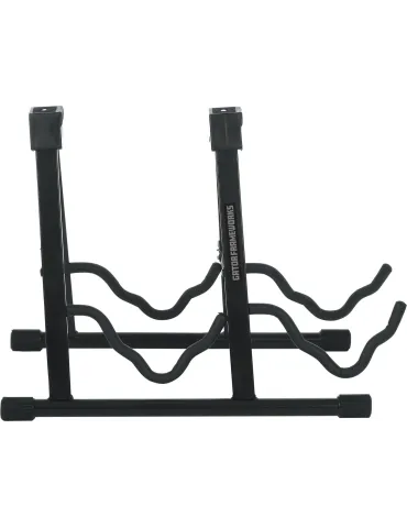 GATOR FRAMEWORKS RI-GTRAU2X Double Guitar Floor Stand - Acoustic & Electric