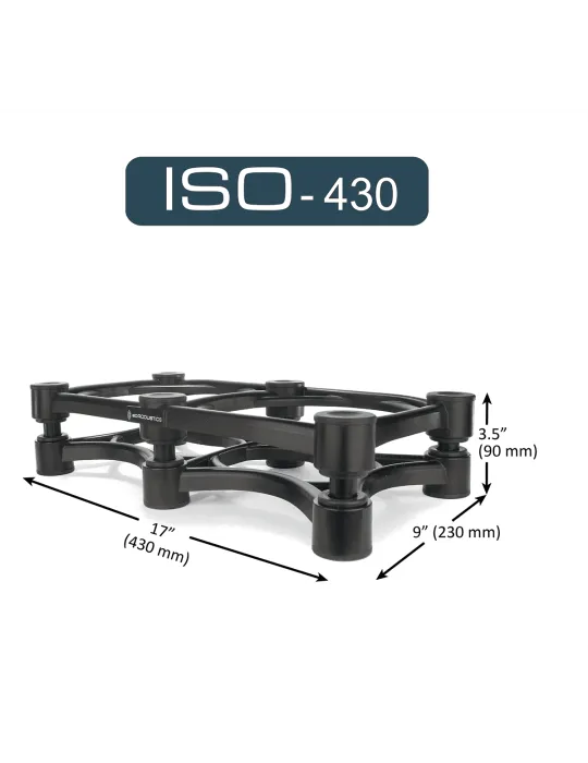  ISOACOUSTICS ISO430 Soporte para monitor / guitarra / amplificador de bajo|MusicGoodDeal 