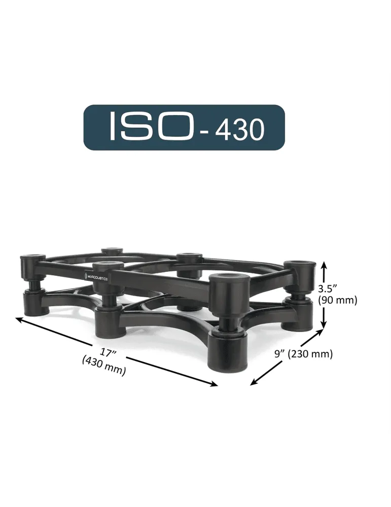  ISOACOUSTICS ISO430 Soporte para monitor / guitarra / amplificador de bajo|MusicGoodDeal 