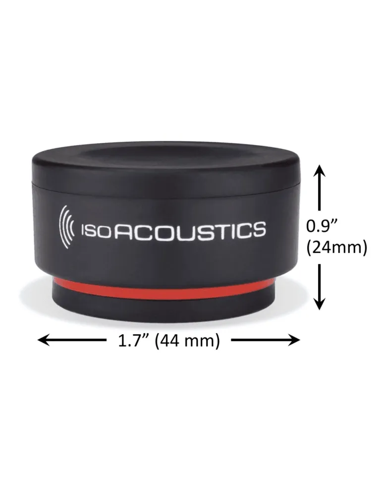  ISOACOUSTICS ISOPUCKMINI 8er-Set Lautsprecher-Isolationspads|MusicGoodDeal 