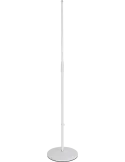  K&M 260-1W Standard - Round base. White|MusicGoodDeal 