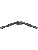  K&M 18865B Options - Straight arms. Black|MusicGoodDeal 
