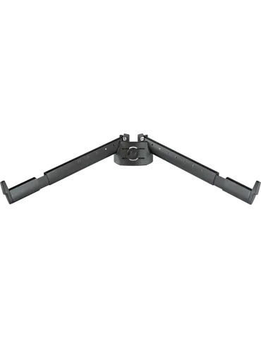  K&M 18866B Opciones - Brazos inclinados. Negro|MusicGoodDeal 