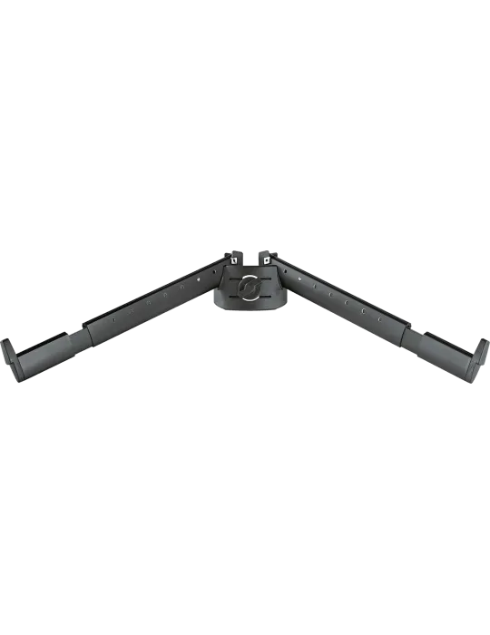 K&M 18866B Options - Slanted arms. Black|MusicGoodDeal 