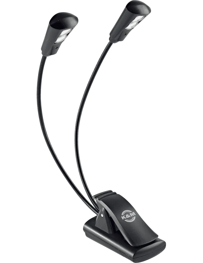  K&M 12244 Desk lamp 2 arms 2 Leds|MusicGoodDeal 