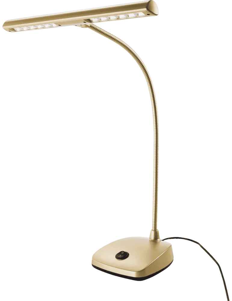  K&M 12297-40 LED piano lamp, gold-plated|MusicGoodDeal 