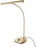  K&M 12297-40 Lámpara LED para piano, bañada en oro|MusicGoodDeal 