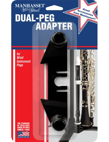  MANHASSET 1420 Adaptador de doble soporte|MusicGoodDeal 