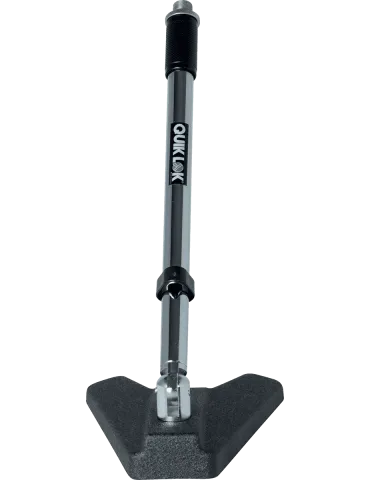  QUIKLOK A114CH Short foot with triangle base - chrome|MusicGoodDeal  2